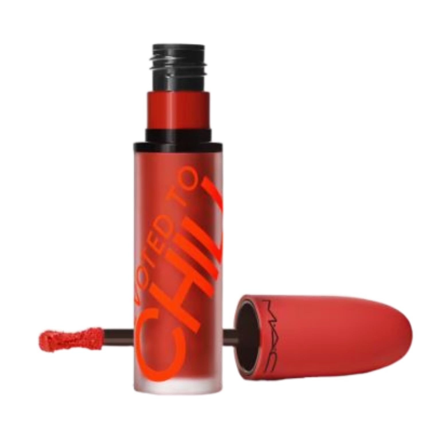 MAC Limited Edition Chili's Crew Collection Powder Kiss Liquid Lipcolour Lipstick - 991 Devoted To Chili (Brick Red) - 0.17 fl oz / 5 mL