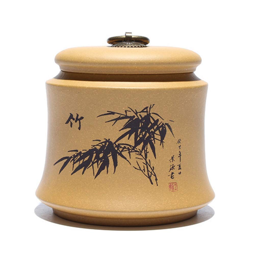 JHDUID Ceramic Cremation Urns Hand-drawn Pattern Keepsake Memorial Burial Funeral Urn, for Human Ashes or Pet Ashes