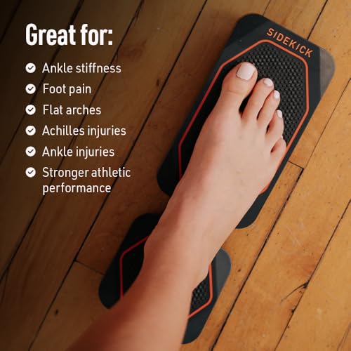 SIDEKICK | AxisBoard Balance Board for Foot & Ankle Rehab | PT Training System with Exercise Programs for Plantar Fasciitis, Achilles Pain & Ankle Sprains | Sidekick App + Guide Included - Image 5