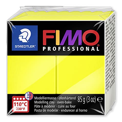 Staedtler 8004 FIMO Professional Oven-Hardening Polymer Modelling Clay - Pack of 6 x 85g Blocks - Warm Colours - Image 3