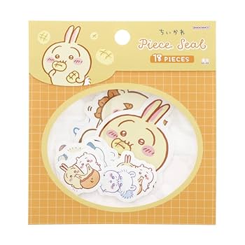 Amazon.co.jp: サンスター文具 ちいかわ シール ピースシール