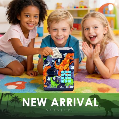 Image of ATM Piggy Bank for Boys Girls, Mini ATM Coin Bank Kids Safe with Password