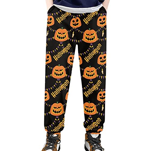 Showudesigns Sweatpants for Boys 4-15 Years Elastic Waist Pants2