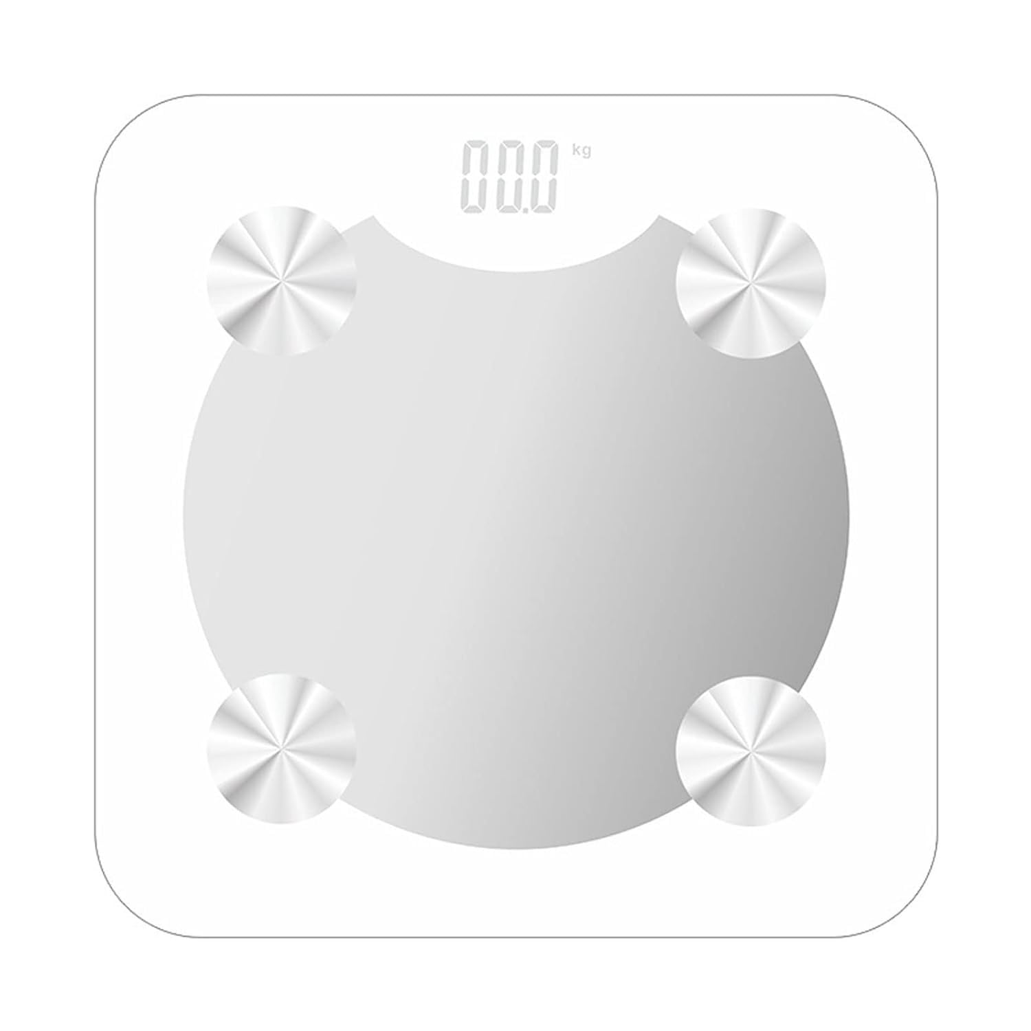 Bilancia Digitale per la misurazione del Grasso corporeo, con App, frequenza, Intelligente, Data di Test, BMI, Bilancia per la Salute, Display LED