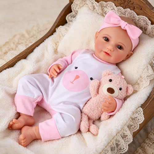 Muñeca Reborn Lifelike BABESIDE 20 Pulgadas Bebé Durmiente miniatura 1