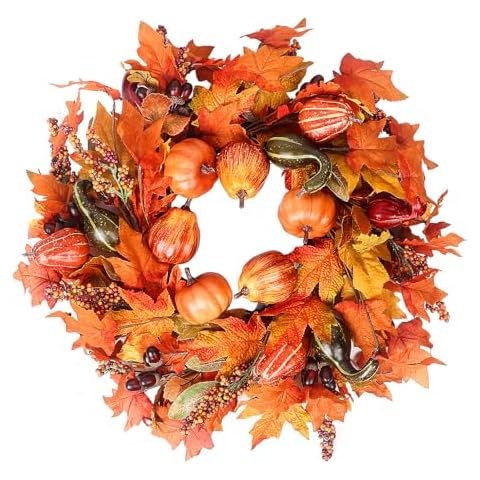 24 Inch Fall Wreath by Lokeisna Cover