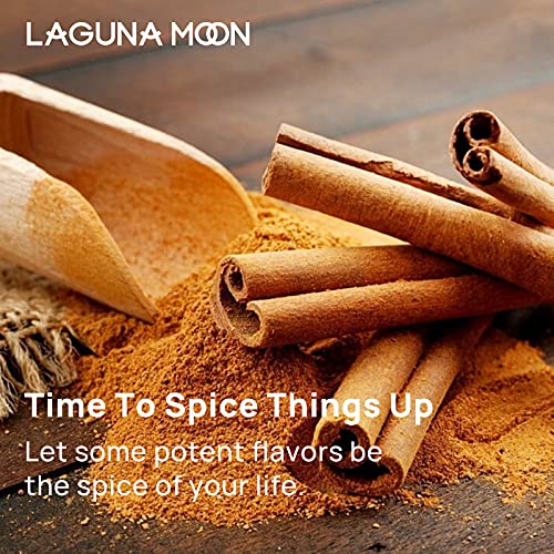 Image of Lagunamoon Fall Essential Oils Set - Spice Fragrance Oils Autumn Gift Set for Diffusers, Home Care, Candle Making Scents, Aromatherapy - Cinnamon, Clove, Citronella, Ginger and Spiced Berries (10mL)