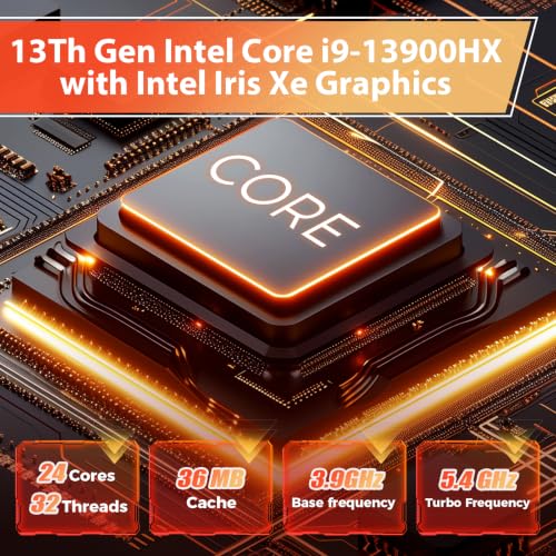 Image of Mini Gaming PC, Intel Core i9-13900HX丨GeForce RTX 4070 8G, 32GB RAM 1TB SSD丨Gaming Computer Support RGB Lights /HDMI+DP+Type-C /WiFi6E /2.5G LAN, Desktop Computer for Office Home Business