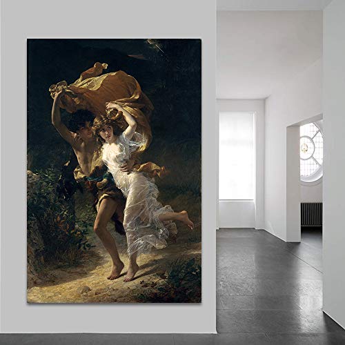 Toile décorative La Tempête par Pierre Auguste Cot finition premium - 3