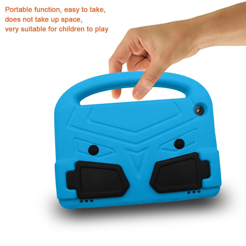 Pokrowiec na tablet Etui na tablet dla dzieci kompatybilne z Kindle Fire HD 8 (2022) Etui - Wytrzymała, lekka, odporna na wstrząsy osłona uchwytu z pianki EVA(Blu)