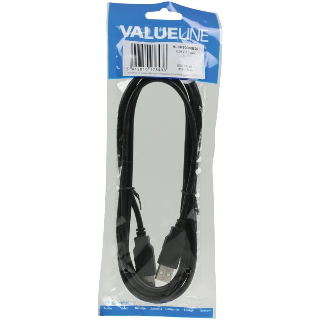 Cavo USB 2.0 a Micro B maschio, 2,00 m, colore
