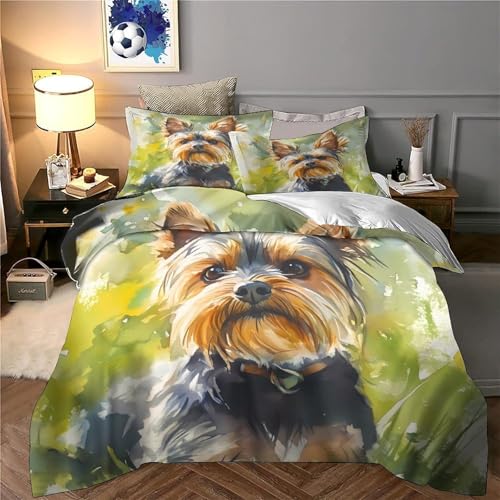 Parure de lit microfibre résistante et anti-acarien avec fermeture éclair