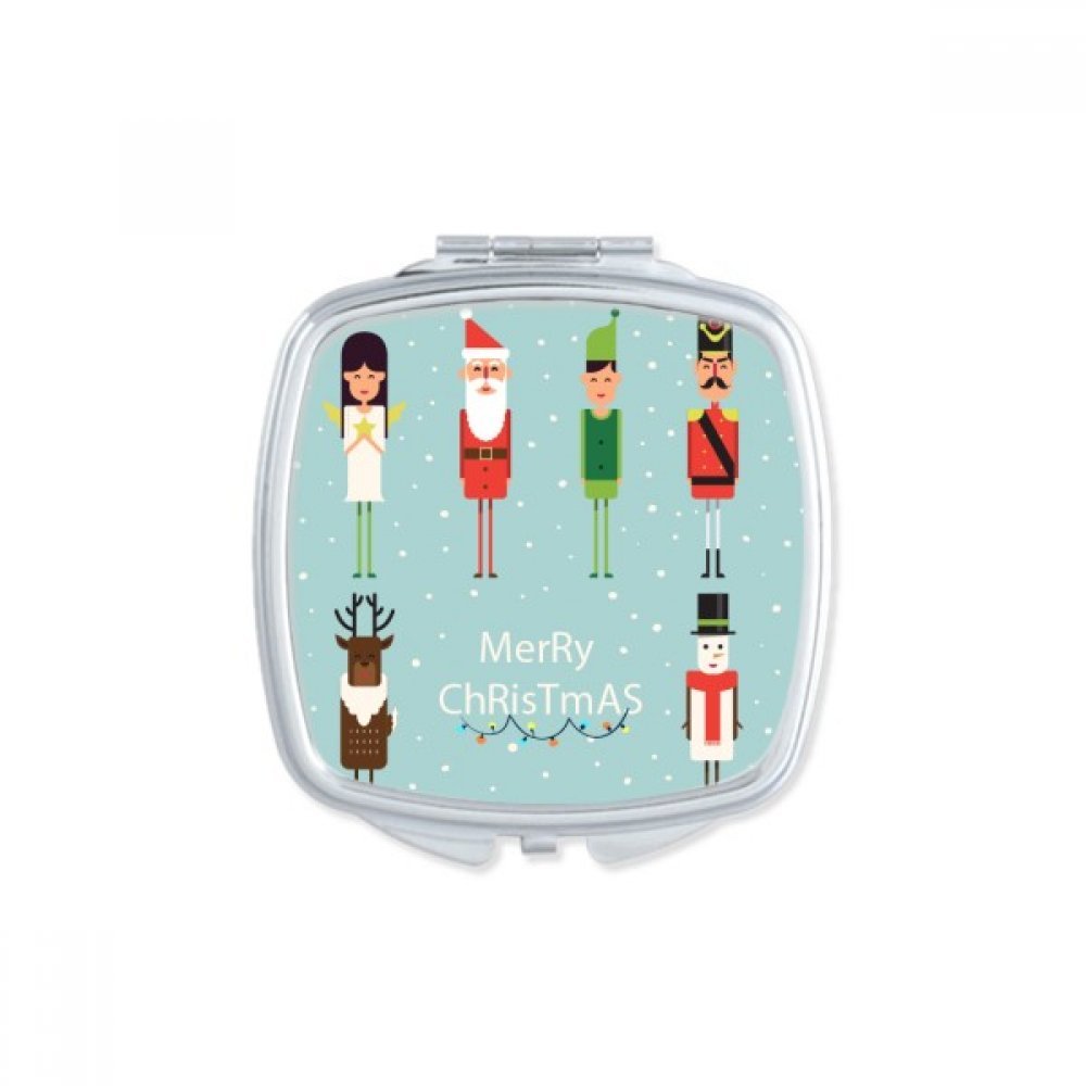 Miroir de poche pour retouches de Noël, l'accessoire maquillage portatif qui se glisse partout.