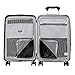 Travelpro Maxlite Air Hardside Expandable Carry on Luggage, 8 Spinner Wheels, Lightweight Hard Shell Polycarbonate Suitcase, Metallic Silver, Carry On 20-Inch