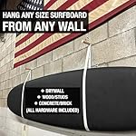 Ho Stevie! Surfboard Wall Mounts - Wood Pegs + Leather Straps - Hang Any Surf Board - Easy Installation - Image 2