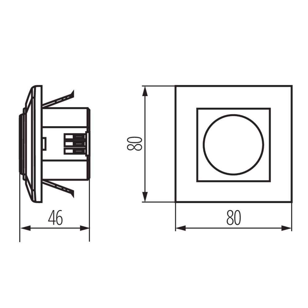 Sensor de movimiento infrarrojo PIR sensor de movimiento de luz ajustable interruptor de alarma encendido apagado de seguridad interior superficie de pared empotrada montado rango de 9 m