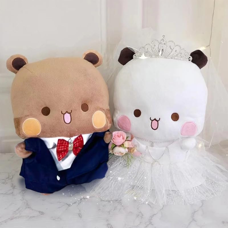 Image of Bubu Dudu Plush Soft Toy-Adorable Cuddly Dudu Groom Plush for Kids and Adults,for Kids,Boyfriend,Girlfriend,Birthdays,Anniversaries,and Collectors-Ultra-Soft,Durable,and Lovable Design