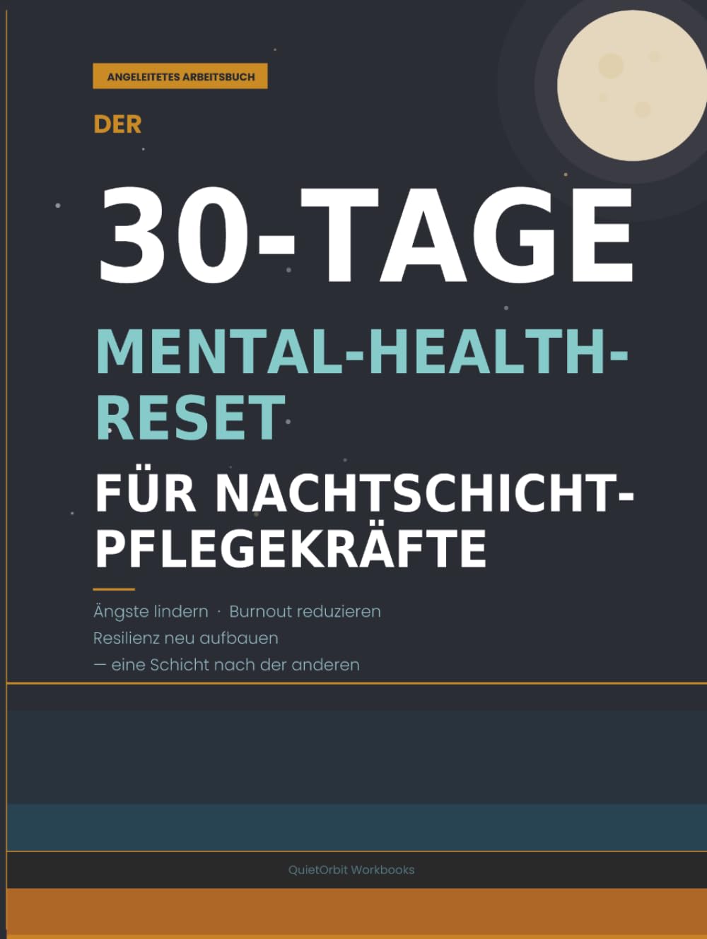 Der 30-Tage-Mental-Health-Reset für Nachtschicht-Pflegekräfte: Arbeitsbuch gegen Ängste • Burnout-Journal • Anti-Stress-Leitfaden