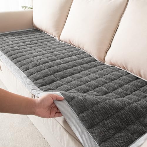 Best Sofa Fabrics for Dogs: Durable, Waterproof, and Pet-Friendly Covers 4 YJSMMXY Couch Cover for Dogs Washable,Anti-Slip Back Cat Mat Pet Pad Blanket for Furniture Protector,Fuzzy Pet Sofa Cover for 3 Cushion Couch Sofa Pets Friendly(Dark Gray, 1pc/27.6