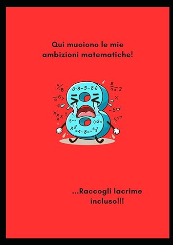 Quaderno a quadretti simpatico senza margini, aspettative o pretese!: Quaderno a quadretti: dove la geometria incontra il sarcasmo. Perfetto per ... ordine e serietà ma nessuno ci crede.