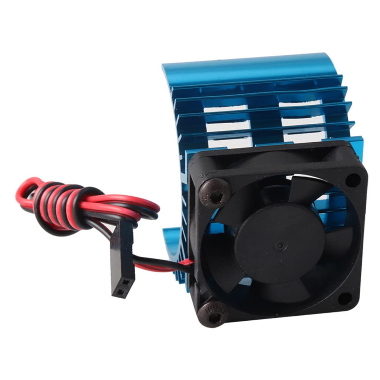 Gadpiparty Motor Cooling Fan Rc Car Aluminum Heat Sink Fan for 540/550 Motor 1/10 Scale Car Accessory