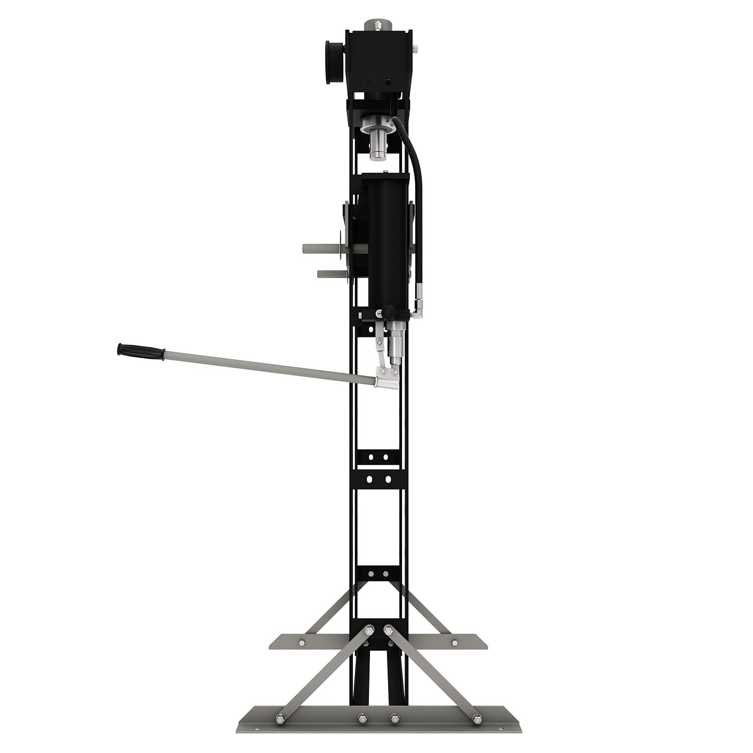 Rodcraft WP20S - Pressa idraulica da Officina, 20 tonnellate, hub da 186 mm, con Set di Mandrini a Pressione e Attacco rapido a sgancio rapido, Peso 105 kg, Altezza x Larghezza (mm): 1772 x 740,