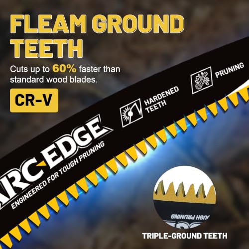 Image of TOLESA Arc Edge Reciprocating Saw Blades, 9 inch 6TPI for Pruning, 5-Pack