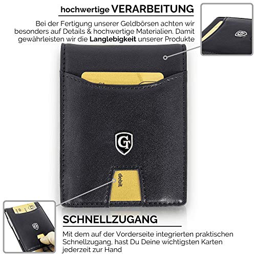 GenTo® Monaco - portafoglio con fermasoldi