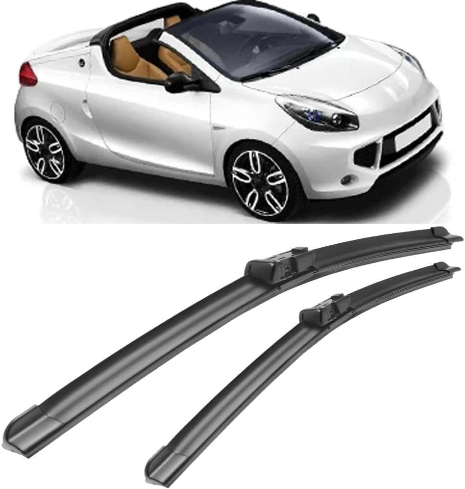 Essuie-glace avant avec lame en caoutchouc durable pour Renault Wind