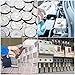 High Purity Zinc Foil, Pure Zinc Zn Sheet Plate Metal Foil Strip for Science Lab DIY Craft Metalworking, 0.07x100x1000mm