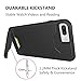 Se7enline Compatible with iPhone 8 Plus Case, iPhone 7 Plus Cases, Soft TPU & Hard PC Shockproof Protective Case Cover with ID Card Holder Slot and Kickstand 2016/2017/2018 Black