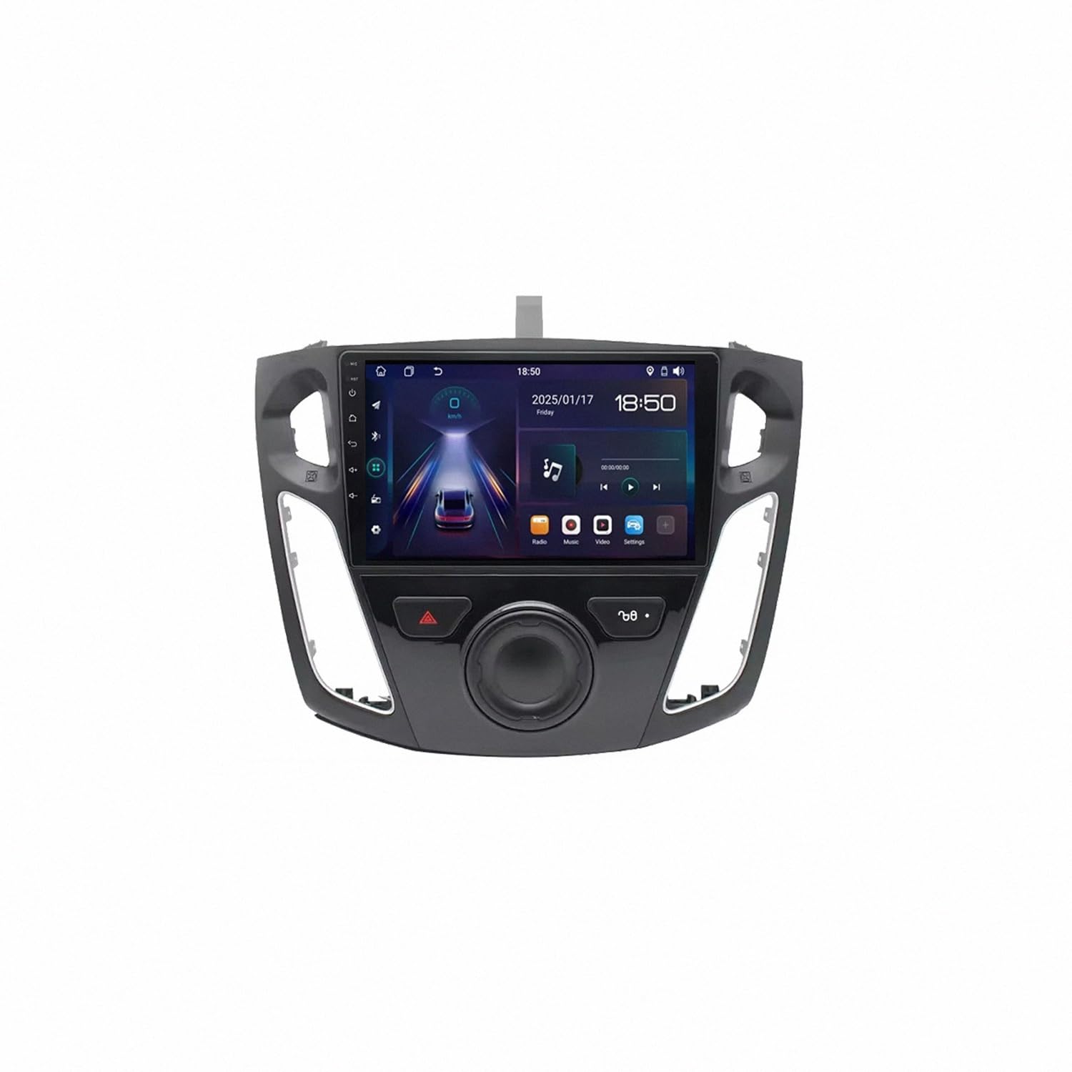 Pantalla de coche 2 DIN con Android Auto inalámbrico y Bluetooth para Ford Focus 3 8