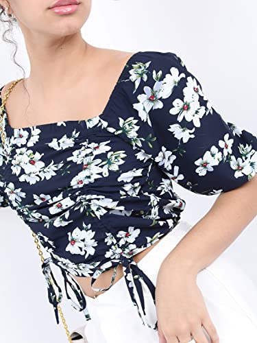 Image of KETCH Women Regular Fit Printed Short Sleeve Tops