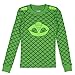 PJ Masks Toddler Girls' Boys' Gekko Character Costume Sleep Pajama Set (3T) Green