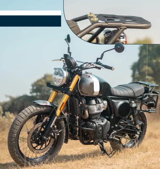 Toprack con piastra compatibile con Royal Enfield Bear 650