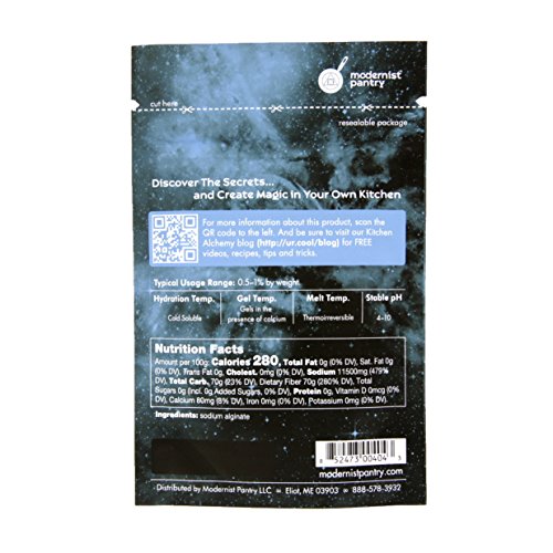 Sodium Alginate + Calcium Lactate Value Pack ⊘ Non-Gmo ☮ Vegan ✡ Ou Kosher Certified - 100G/4Oz (Bundle With 2 Items) #TOP2