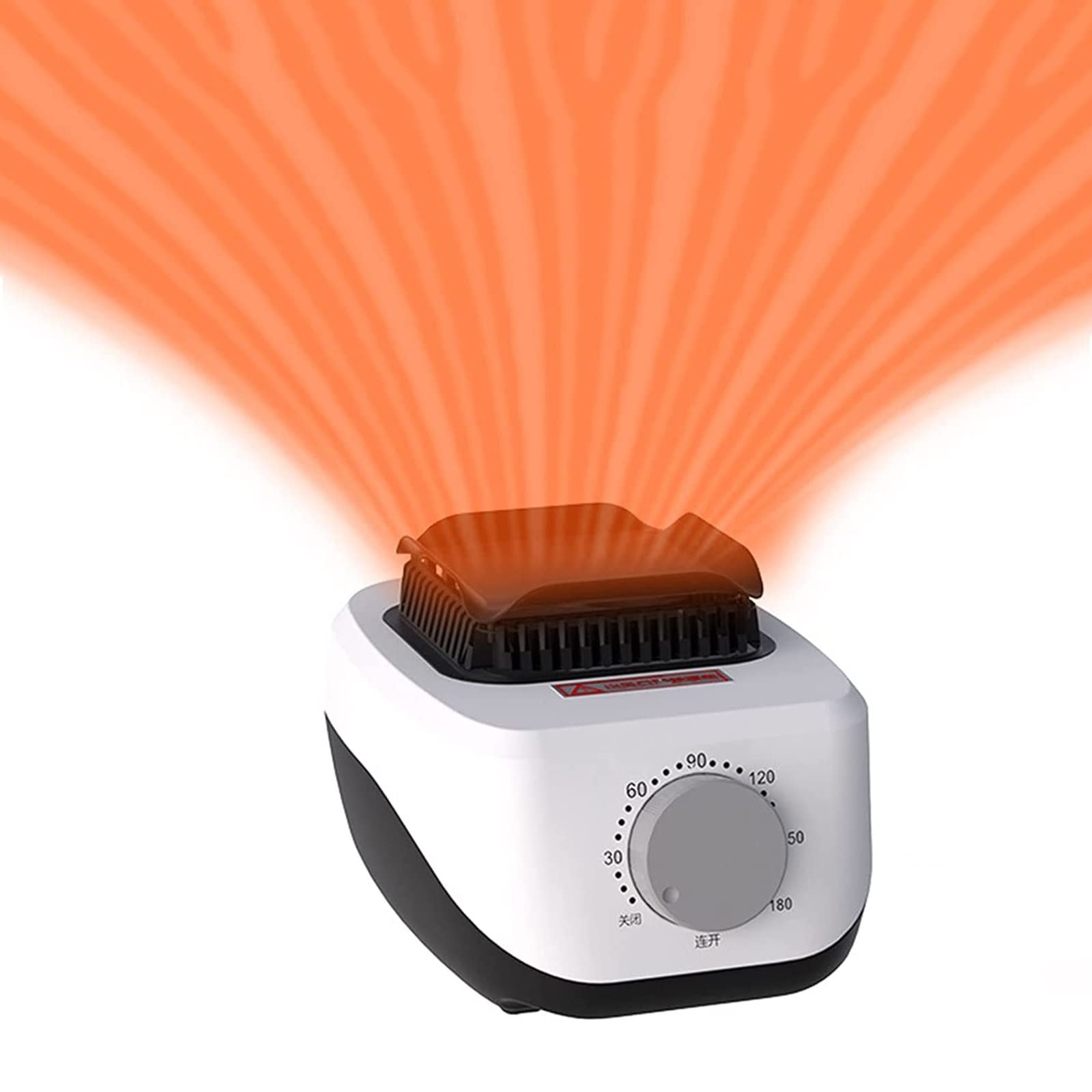 Kokmat White Mini Portable Electric Clothes Dryer Electric Clothes Dryer With Timing 1000W Quiet Warm Air Dryer For For Household Cloth Drying