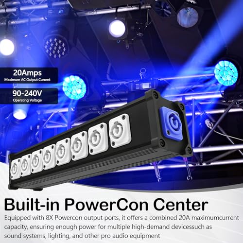 Power Split Box à 8 canaux avec distribution stable pour éclairage scénique - 4