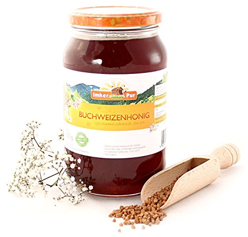 Miel de sarrasin d'ImkerPur®, 1200 g, filé à froid, fort et acidulé, avec une forte note céréalière Cover