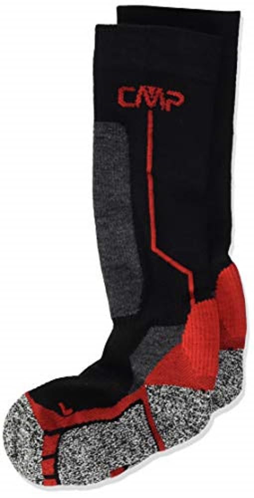 CMP - Kids Ski Sock Wool, Black-Ferrari, 34/36