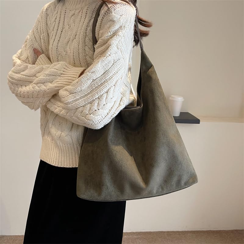 Gipvv Boho Slouchy Suede Tote