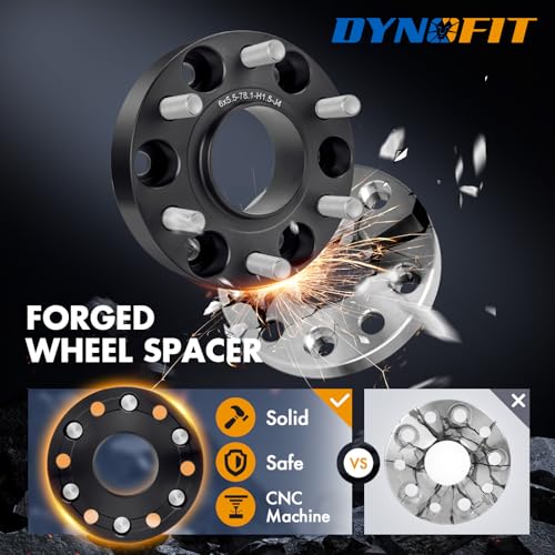 Image of dynofit 1.5 inch Wheel Spacers 6x5.5 for 99-26 Chevy Silverado /GMC Sierra 1500