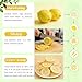 Freeze-Dried Lemon Slices 100g (3.5 oz), About 50-60 Slices,Naturally Freeze-Dried Lemons with No Added Sugar for Tea, Baking, Crafting, and Bar Settings