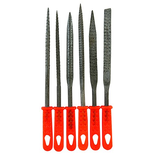 Mercer Industries GNRCH6-6-Piece Needle Rasp Set, 6-1/4