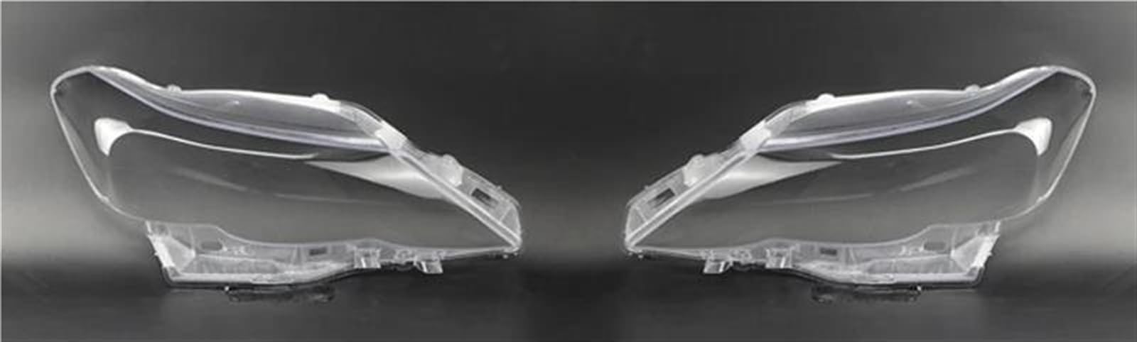 Couvercle phare avant voiture pour Toyota Mark X Reiz 2010-2012 en verre optique (Paire)