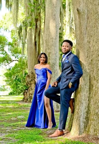 Men's Suits 2 Piece Slim Fit Double Breasted Tuxedo for Men Formal Wedding Outfits Prom Suits Blazer Jacket Pants4