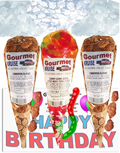 Almendras, canela y gomitas gummy en pack de 3 miniatura 1