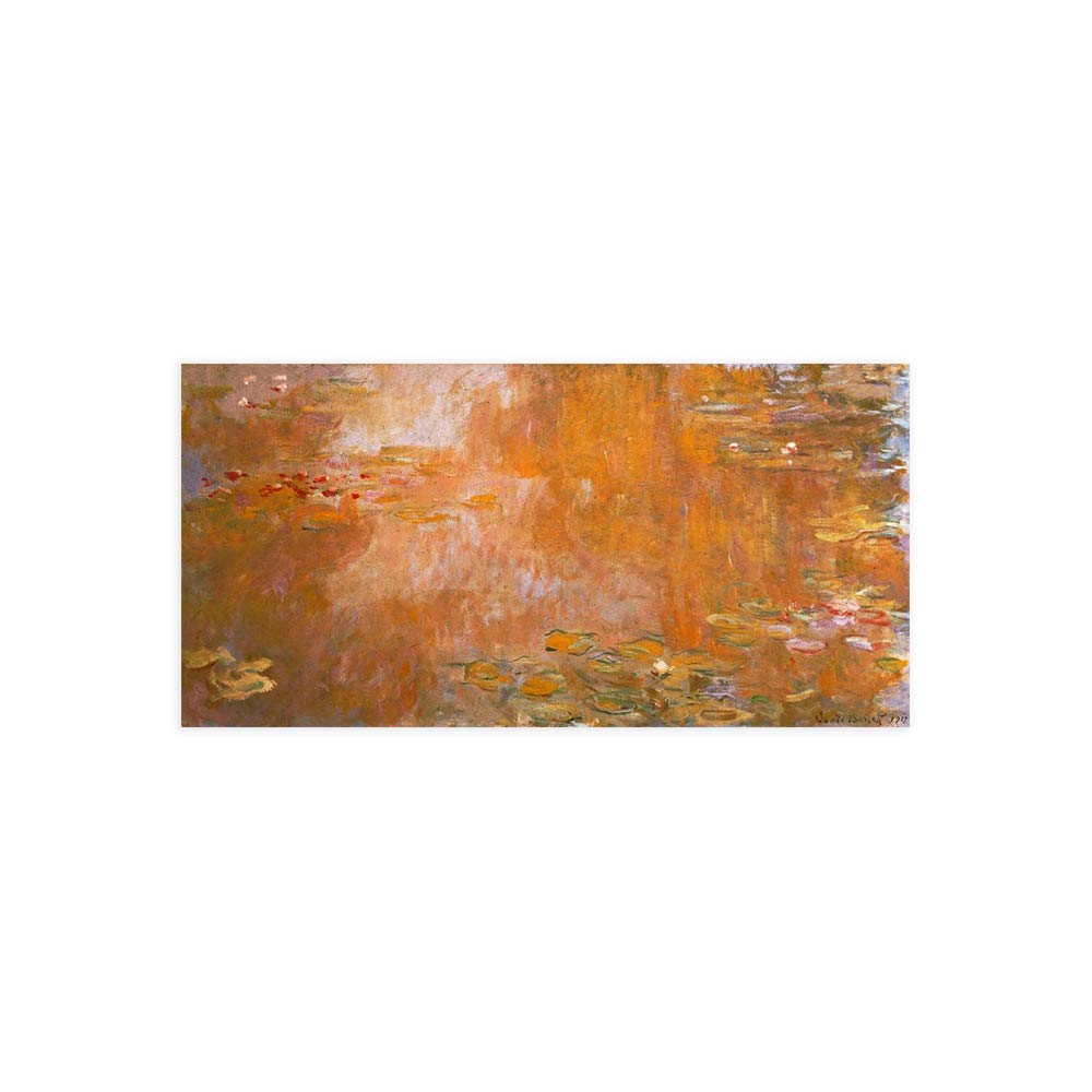 Poster Claude Monet Les Nympheas a Giverny pour une ambiance de detente