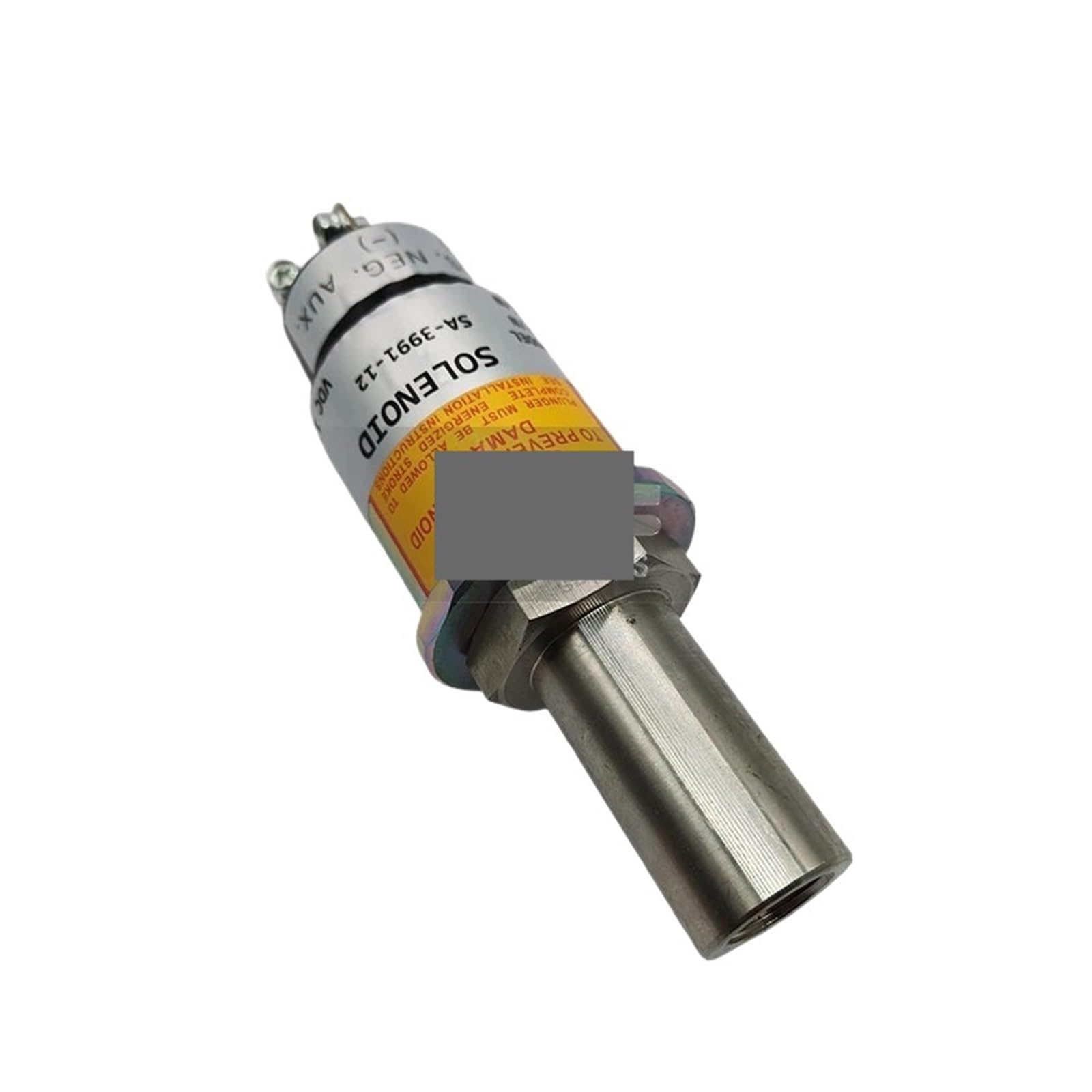 Pabzoineid SA-3991-12 12V Shutdown Solenoid Valve for Excavator Engine Tractor Accessories