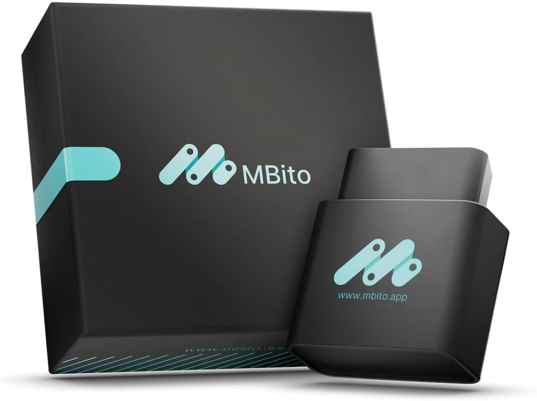 MBito OBD2 Scanner Diagnostic Tool for Mercedes-Benz (2003–2024), Bluetooth Car Code Reader & Auto Scanner - Free Lifetime Engine/ABS/Airbag Diagnostics, Unlock Hidden Features